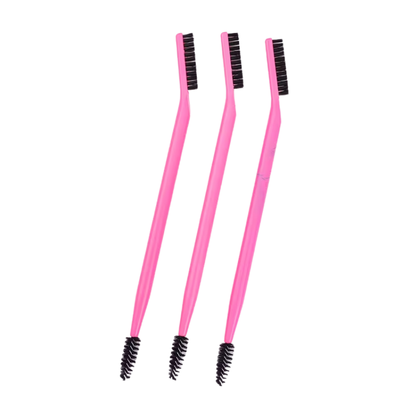 Dual-Ended Brow Definer & Eyelash Grooming Brush - pack of 3