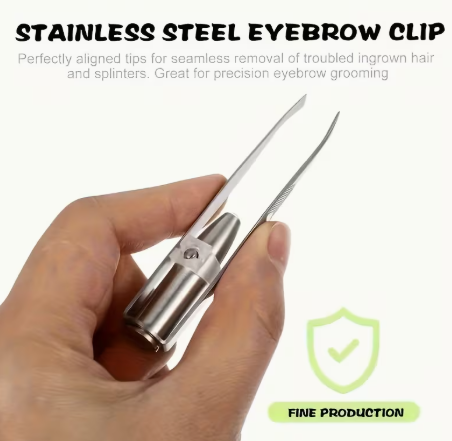 Beauty Blush LumiClip Pro — LED Precision Eyebrow Tweezer